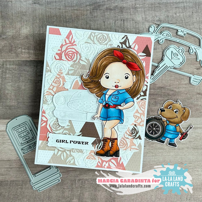 Girl Power Pin Up with La-La Land Crafts KOTM